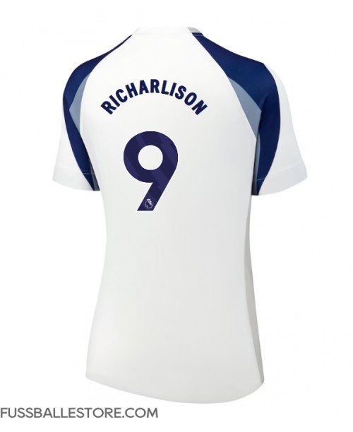 Günstige Tottenham Hotspur Richarlison #9 Heimtrikot Damen 2025-26 Kurzarm Günstige Tottenham Hotspur Richarlison #9 Heimtrikot Damen 2025-26 Kurzarm